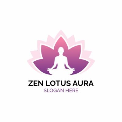 Zen Lotus Aura – Meditation, Yoga & Wellness Logo